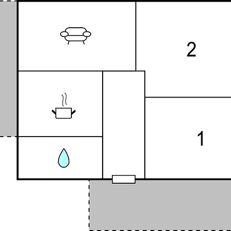 2 Bedroom Cozy In アパート Ližnjan